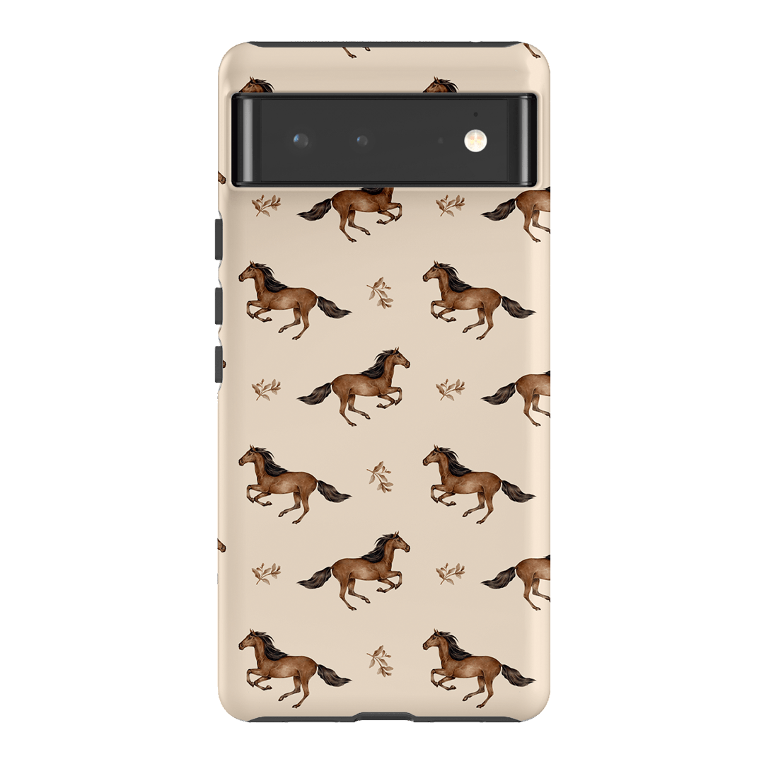 Running Horse Printed Phone Cases Google Pixel 6 / Armoured by Kasiags Art - The Dairy