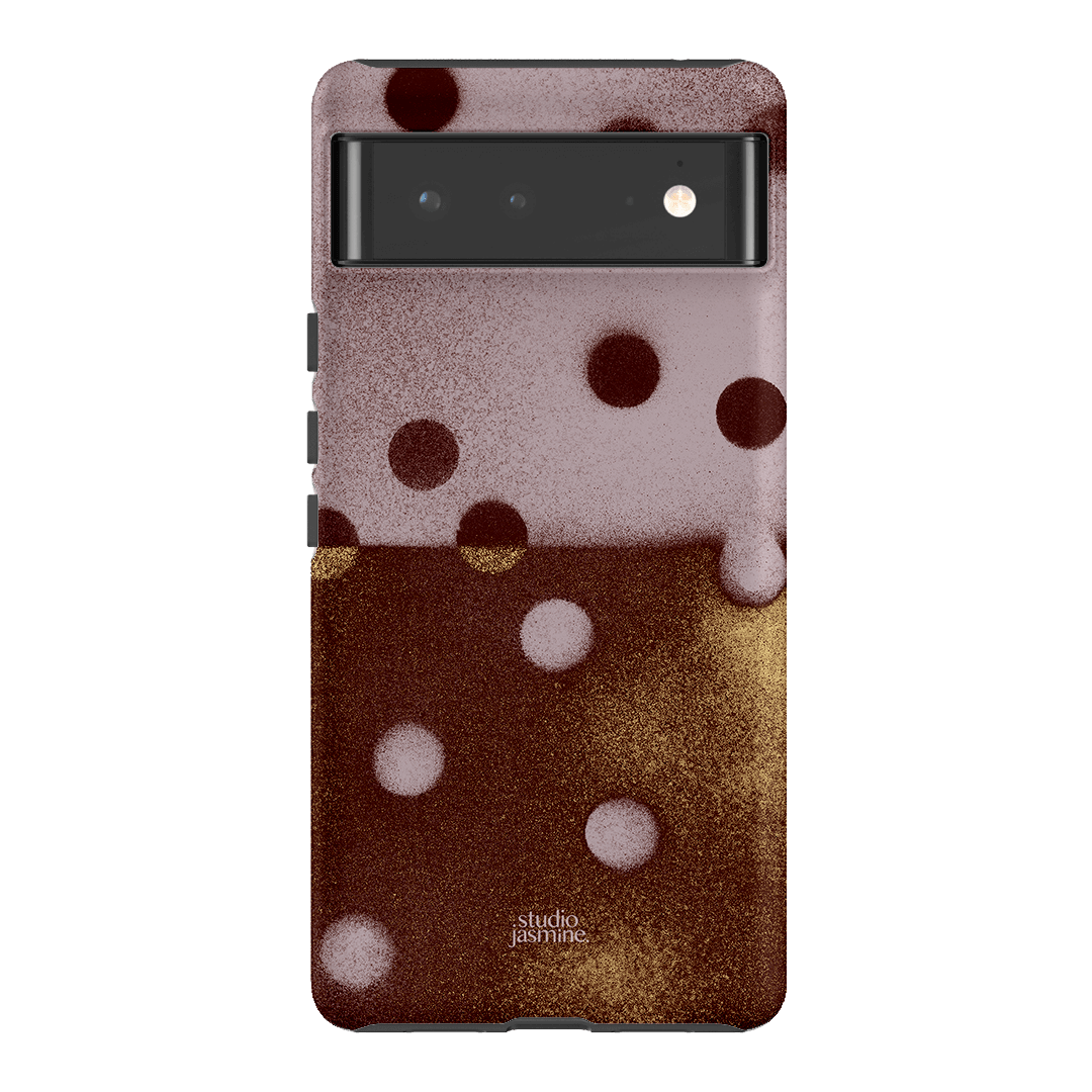 Rust Polka Dot Printed Phone Cases Google Pixel 6 / Armoured by Jasmine Dowling - The Dairy