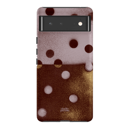 Rust Polka Dot Printed Phone Cases Google Pixel 6 / Armoured by Jasmine Dowling - The Dairy