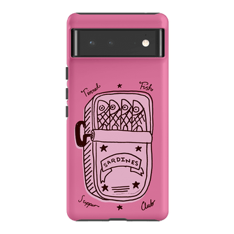 Sardine Social Pink Printed Phone Cases Google Pixel 6 / Armoured by The Dairy - The Dairy