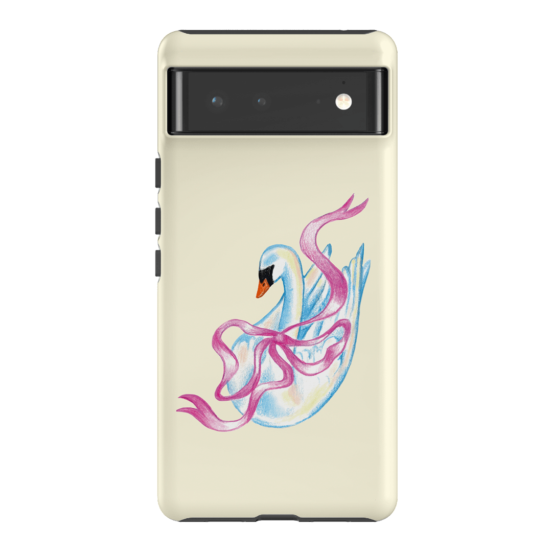 Satin Swan Printed Phone Cases Google Pixel 6 / Armoured by Femke Studio - The Dairy
