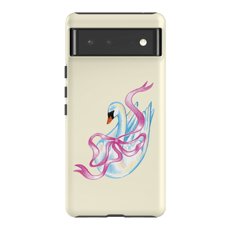 Satin Swan Printed Phone Cases Google Pixel 6 / Armoured by Femke Studio - The Dairy