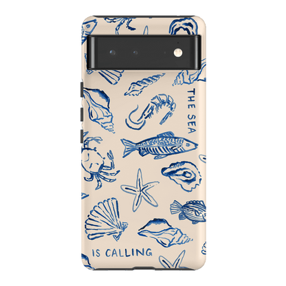 Sea Call Printed Phone Cases Google Pixel 6 / Armoured by Cass Deller - The Dairy