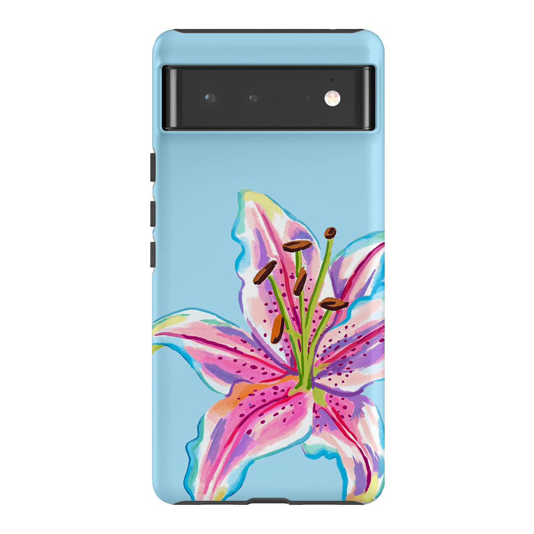 Sky Lily Printed Phone Cases Google Pixel 6 / Armoured by Femke Studio - The Dairy