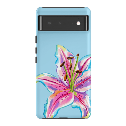 Sky Lily Printed Phone Cases Google Pixel 6 / Armoured by Femke Studio - The Dairy