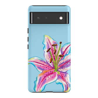 Sky Lily Printed Phone Cases Google Pixel 6 / Armoured by Femke Studio - The Dairy