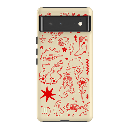 Spiced Cowboy Cream Printed Phone Cases Google Pixel 6 / Armoured by Easty Beasty - The Dairy