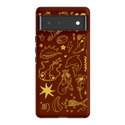 Spiced Cowboy Chocolate Printed Phone Cases Google Pixel 6 / Armoured by Easty Beasty - The Dairy