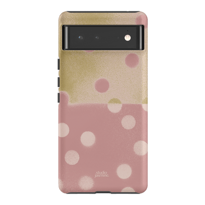 Strawberry Polka Dot Printed Phone Cases Google Pixel 6 / Armoured by Jasmine Dowling - The Dairy