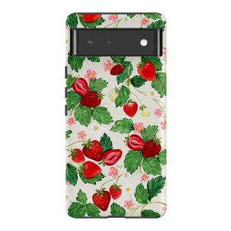 Strawberry Patch Printed Phone Cases Google Pixel 6 / Armoured by Ellie Mae - The Dairy