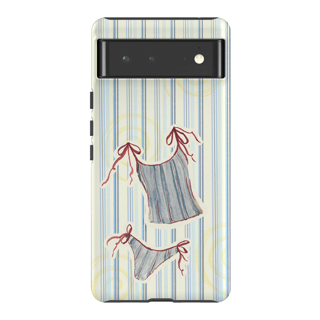 Stripe Tankini Printed Phone Cases Google Pixel 6 / Armoured by Kayla Carr - The Dairy