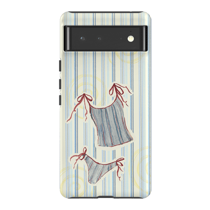 Stripe Tankini Printed Phone Cases Google Pixel 6 / Armoured by Kayla Carr - The Dairy