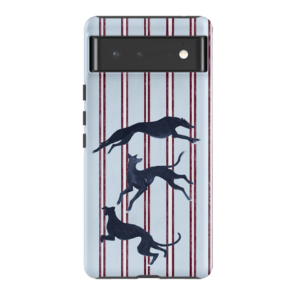 Stripey Hounds Printed Phone Cases Google Pixel 6 / Armoured by Lisa Hu - The Dairy