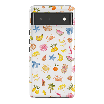 Summer Icons Printed Phone Cases Google Pixel 6 / Armoured by Cass Deller - The Dairy