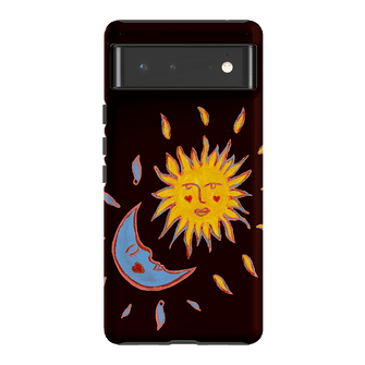 Sun & Moon Plum Printed Phone Cases Google Pixel 6 / Armoured by BG. Studio - The Dairy