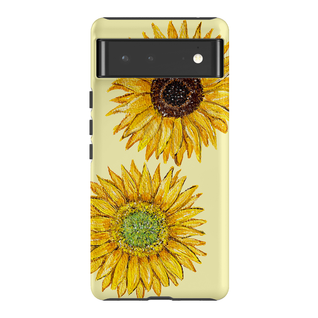 Sunflower Yellow Printed Phone Cases Google Pixel 6 / Armoured by BG. Studio - The Dairy