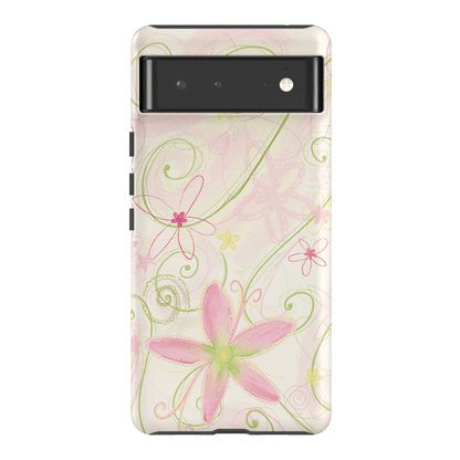 Swirl Pink Printed Phone Cases Google Pixel 6 / Armoured by Kayla Carr - The Dairy