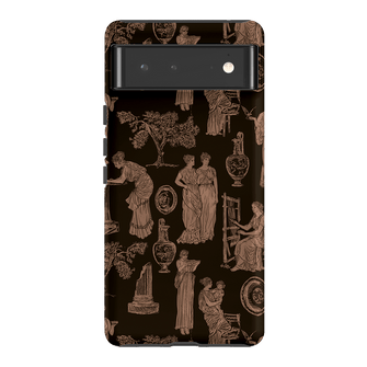 Symposium Burnt Umber Printed Phone Cases Google Pixel 6 / Armoured by Veronica Tucker - The Dairy