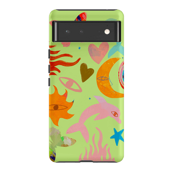 Tattoos Green Printed Phone Cases Google Pixel 6 / Armoured by Kate Eliza - The Dairy