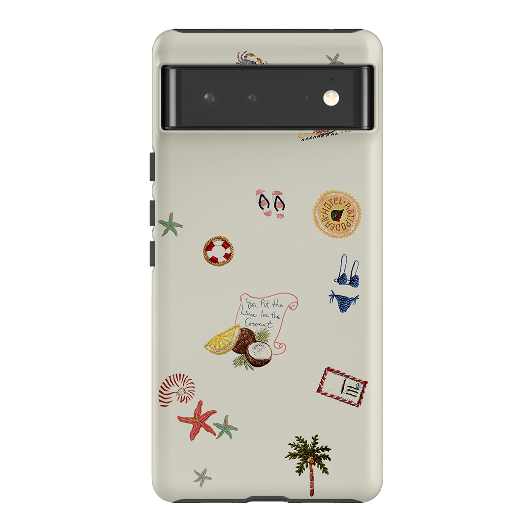 Vacay All Day Cream Printed Phone Cases by Antipodean - The Dairy
