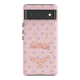 Vintage Gingham Printed Phone Cases Google Pixel 6 / Armoured by Kayla Carr - The Dairy