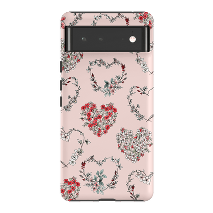 Wild Heart Wreath Printed Phone Cases Google Pixel 6 / Armoured by Typoflora - The Dairy