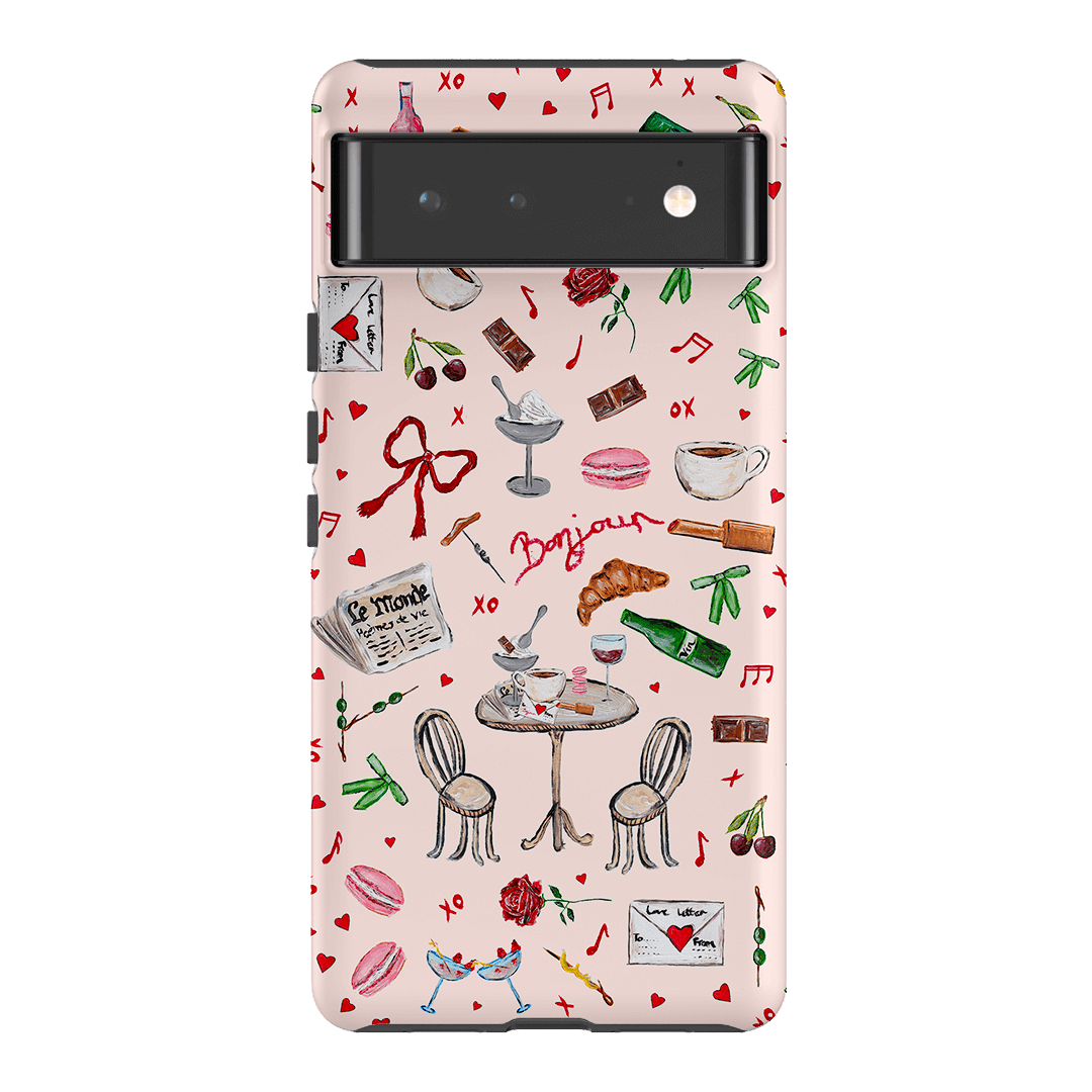 Bonjour Printed Phone Cases Google Pixel 6 / Armoured by BG. Studio - The Dairy