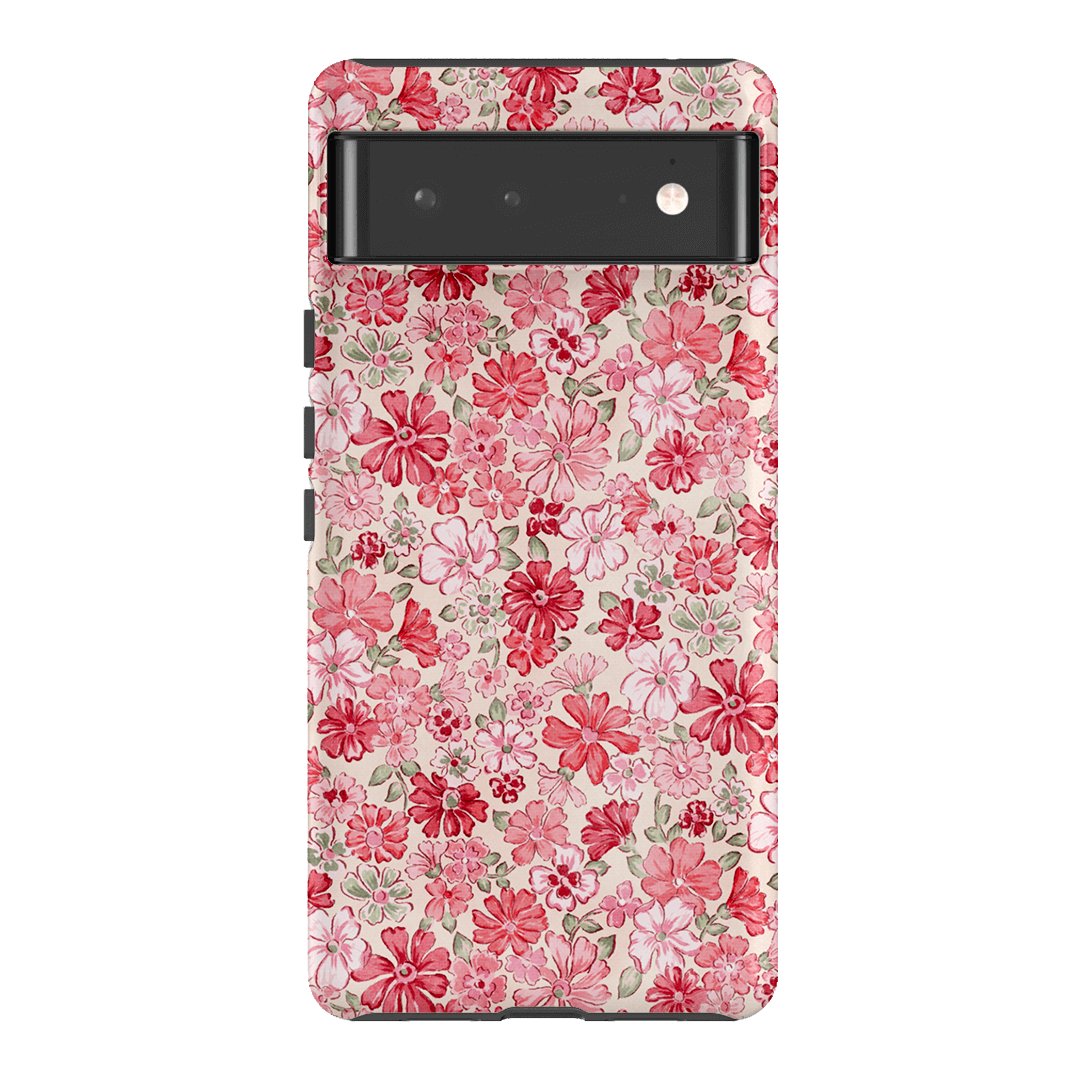 Strawberry Kiss Printed Phone Cases Google Pixel 6 / Armoured by Oak Meadow - The Dairy
