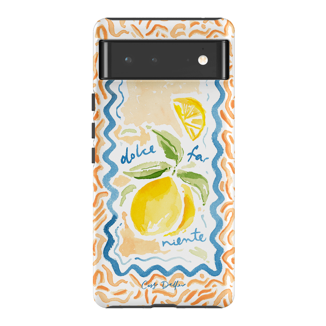 Dolce Far Niente Printed Phone Cases Google Pixel 6 / Armoured by Cass Deller - The Dairy