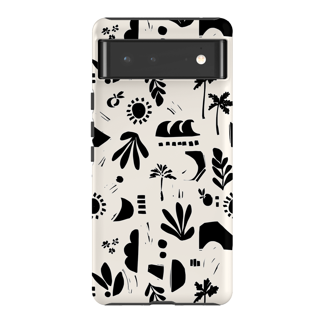 Inky Beach Printed Phone Cases Google Pixel 6 / Armoured by Charlie Taylor - The Dairy