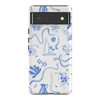 Mediterranean Wave Printed Phone Cases Google Pixel 6 / Armoured by Charlie Taylor - The Dairy