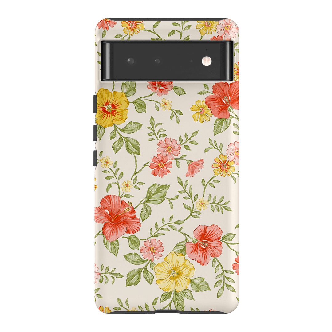 Hibiscus Printed Phone Cases Google Pixel 6 / Armoured by Oak Meadow - The Dairy