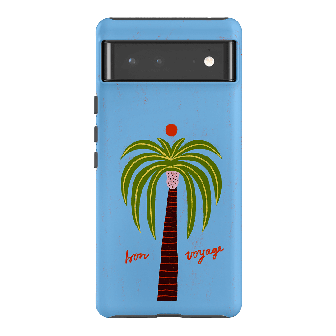 Bon Voyage Blue Printed Phone Cases Google Pixel 6 Pro / Armoured by Marie Faurrite - The Dairy