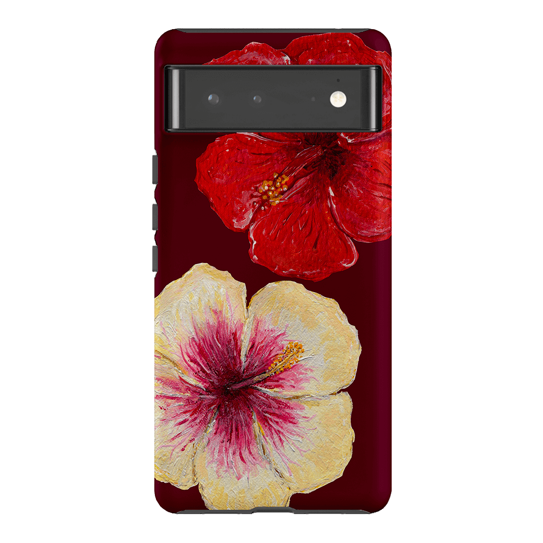 Hibiscus Flower Printed Phone Cases Google Pixel 6 Pro / Armoured by BG. Studio - The Dairy