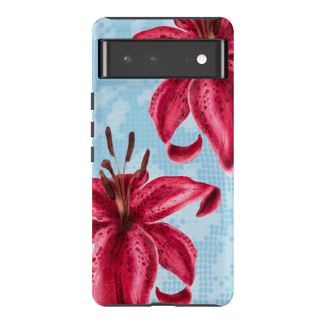 Lillies Printed Phone Cases Google Pixel 6 Pro / Armoured by Sally Hungerford - The Dairy