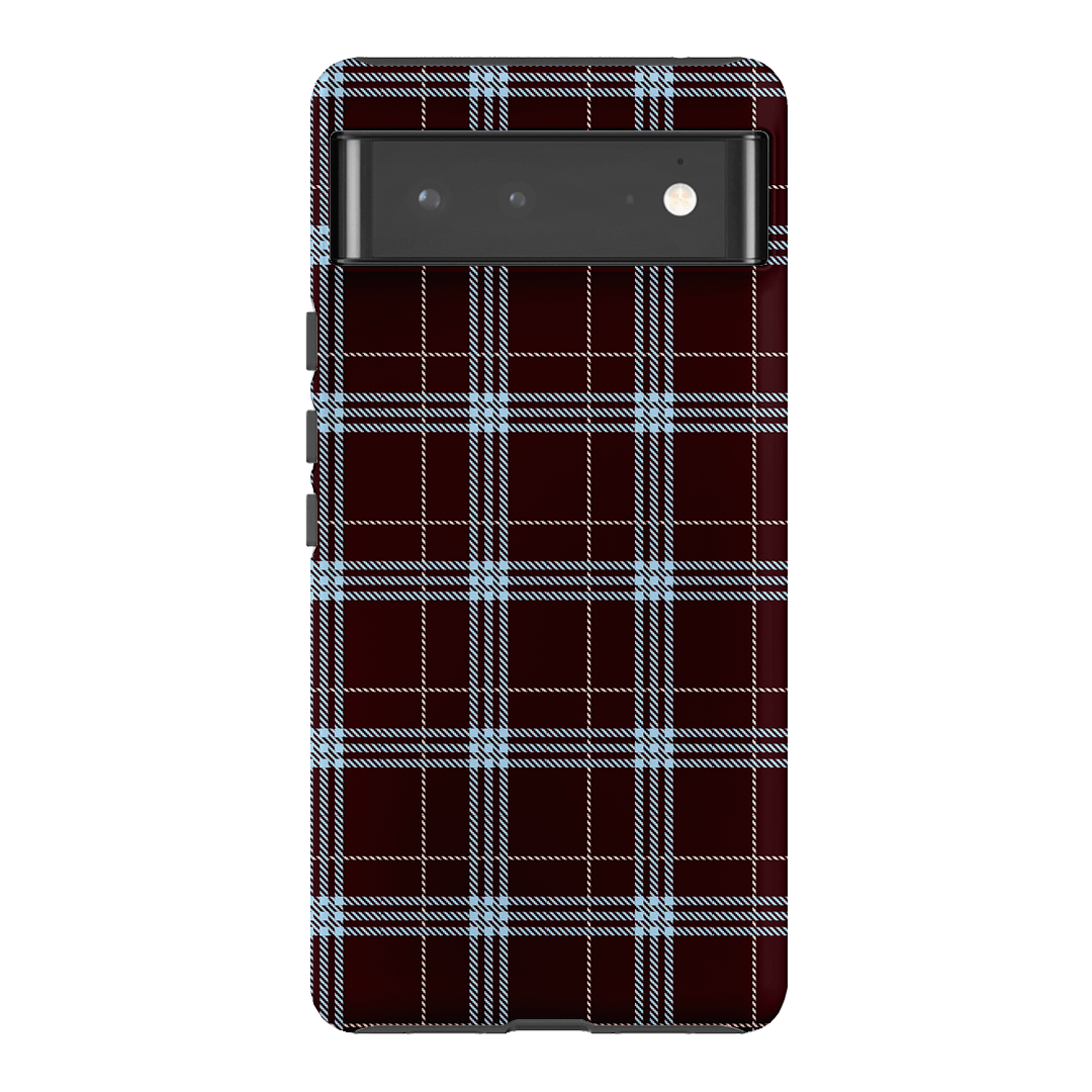 Mocha Plaid Printed Phone Cases Google Pixel 6 Pro / Armoured by The Dairy - The Dairy