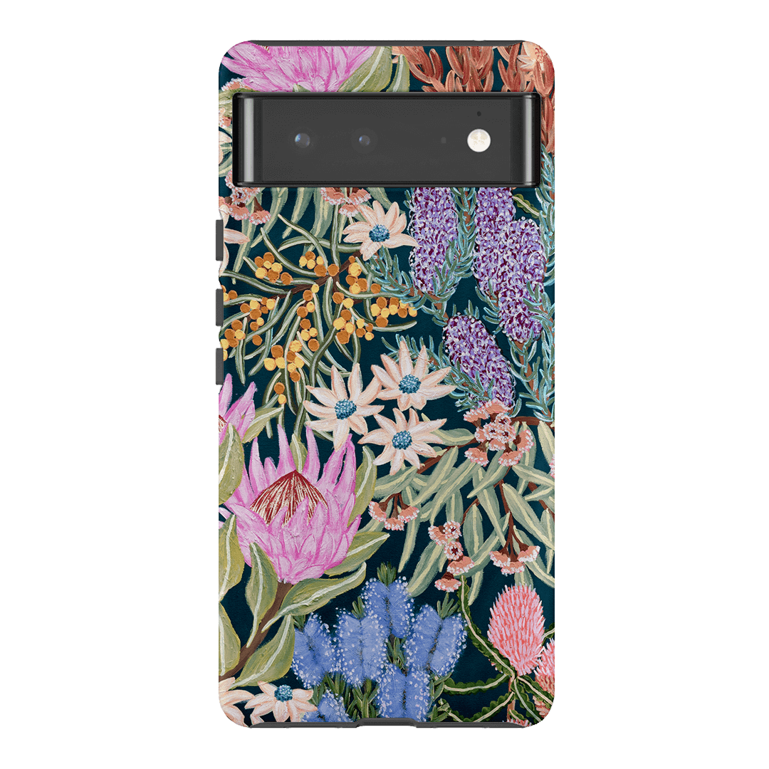Moonlit Floral Printed Phone Cases Google Pixel 6 Pro / Armoured by Amy Gibbs - The Dairy