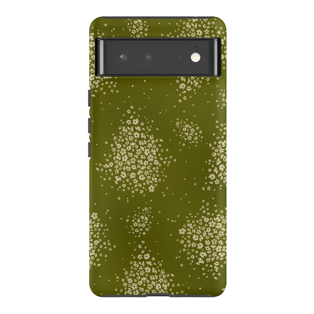 Olive Bloom Printed Phone Cases Google Pixel 6 Pro / Armoured by Veronica Tucker - The Dairy
