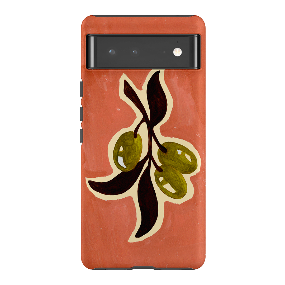 Olives Printed Phone Cases Google Pixel 6 Pro / Armoured by Studio Bon - The Dairy