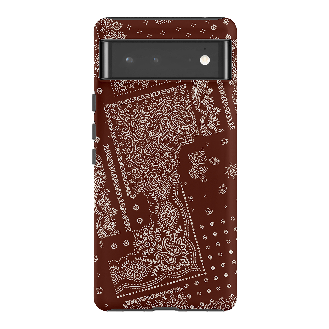 Paisley Cinnamon Printed Phone Cases Google Pixel 6 Pro / Armoured by The Dairy - The Dairy