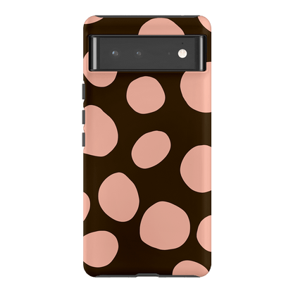 Pebbles Chocolate Pink Printed Phone Cases Google Pixel 6 Pro / Armoured by Veronica Tucker - The Dairy