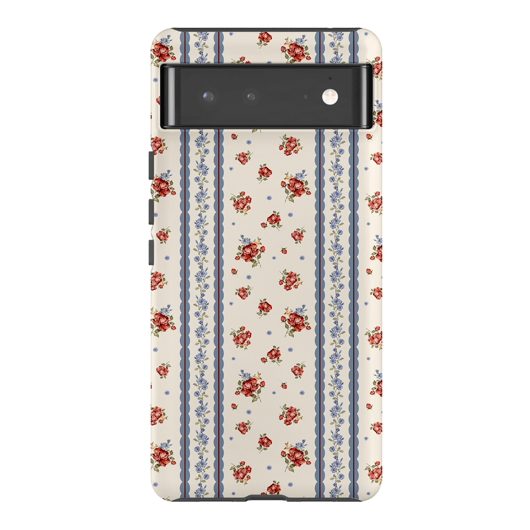 Rose Stripe Printed Phone Cases Google Pixel 6 Pro / Armoured by Kasiags Art - The Dairy