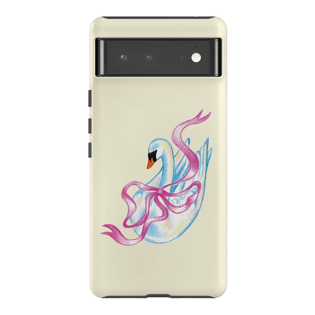 Satin Swan Printed Phone Cases Google Pixel 6 Pro / Armoured by Femke Studio - The Dairy