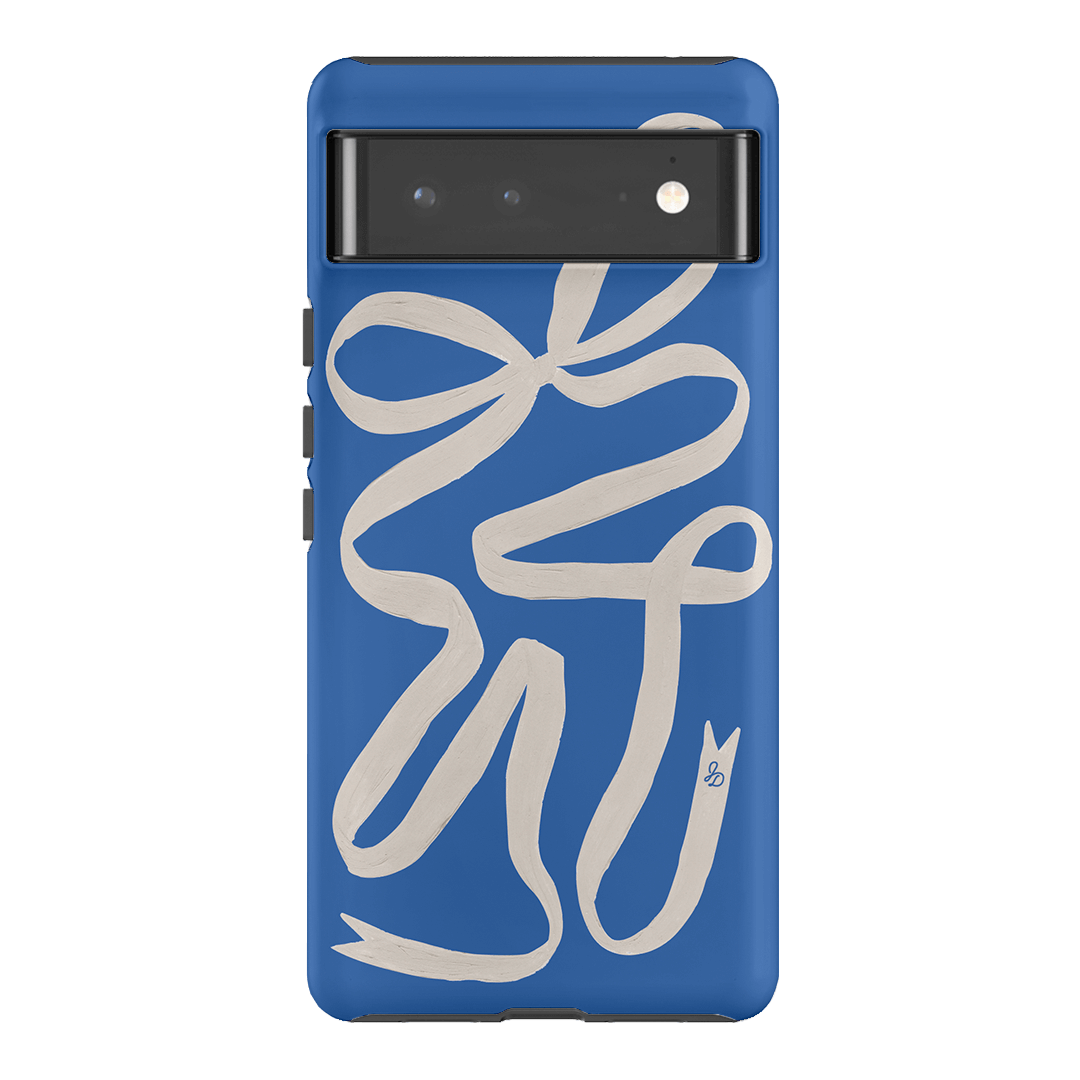Something Blue Ribbon Printed Phone Cases Google Pixel 6 Pro / Armoured by Jasmine Dowling - The Dairy