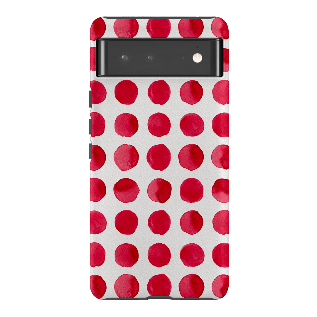Spots in Red Printed Phone Cases by The Dairy - The Dairy