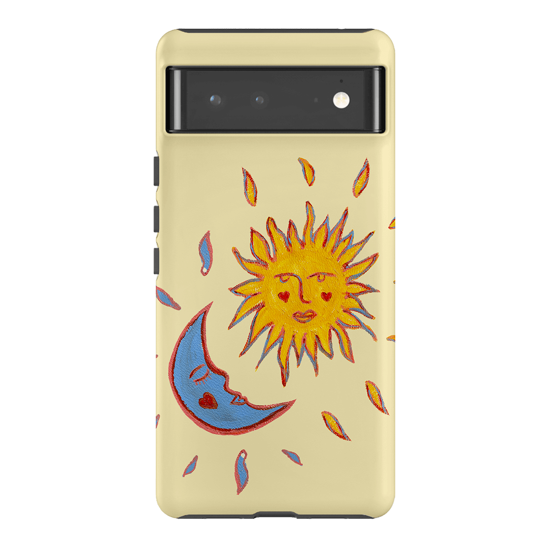 Sun & Moon Yellow Printed Phone Cases Google Pixel 6 Pro / Armoured by BG. Studio - The Dairy