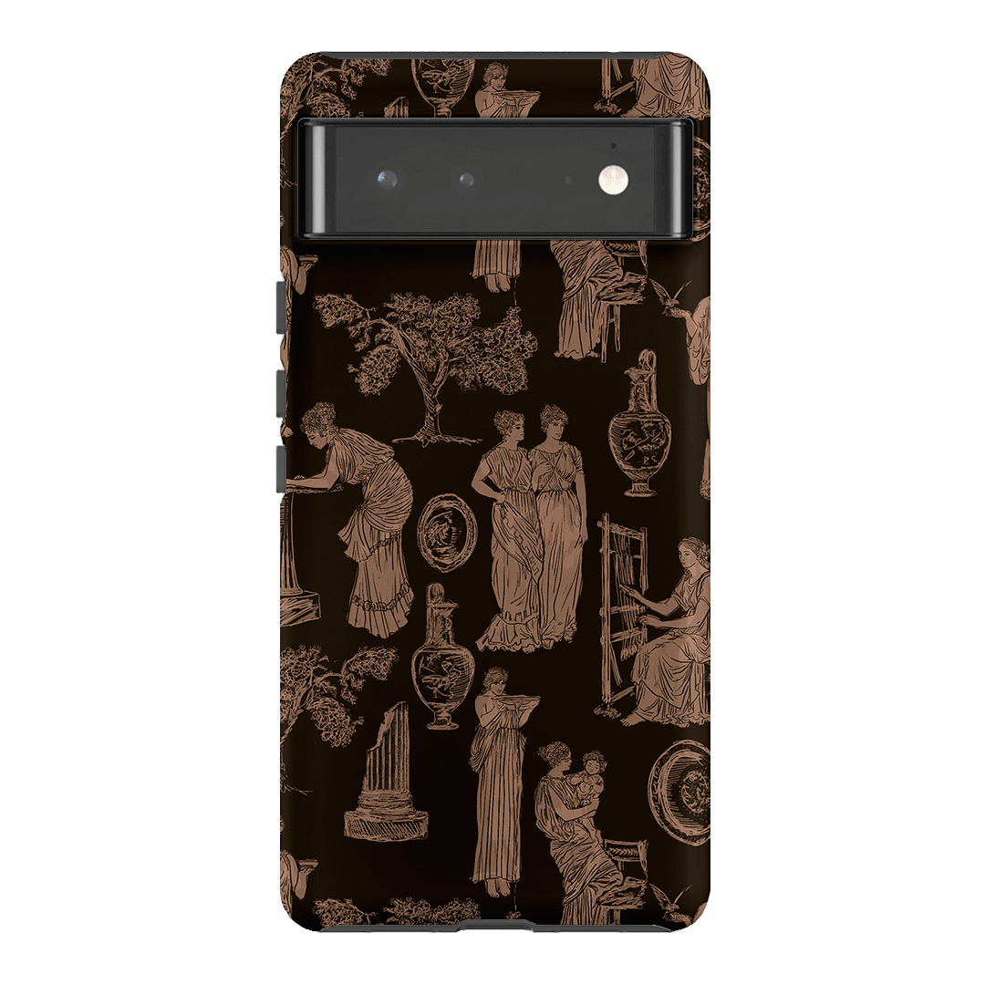 Symposium Burnt Umber Printed Phone Cases Google Pixel 6 Pro / Armoured by Veronica Tucker - The Dairy
