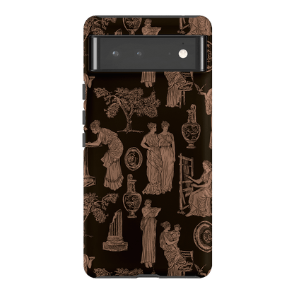 Symposium Burnt Umber Printed Phone Cases Google Pixel 6 Pro / Armoured by Veronica Tucker - The Dairy
