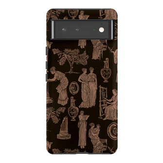 Symposium Burnt Umber Printed Phone Cases Google Pixel 6 Pro / Armoured by Veronica Tucker - The Dairy
