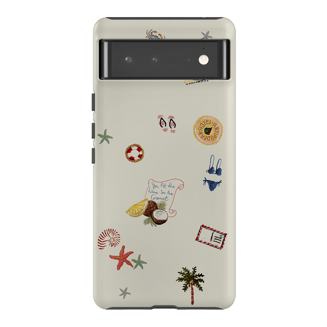 Vacay All Day Cream Printed Phone Cases by Antipodean - The Dairy